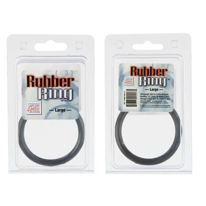 California Exotic Novelties Male Sex Toys Rubber Ring Black Large
