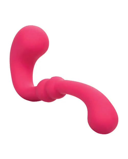 California Exotic Novelties Vibrators Pretty Little Wands Curvy Pink Vibrator