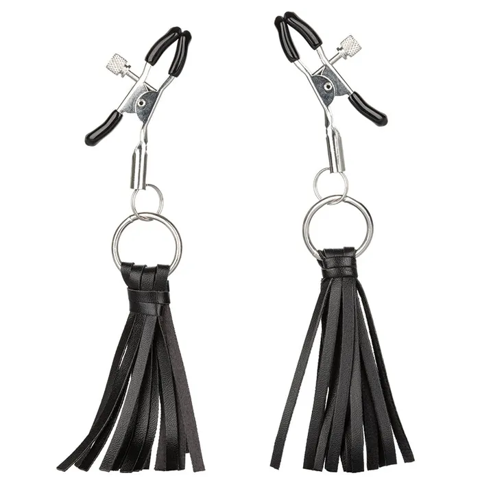 Couples CAL EXOTICS Nipple Play Playful Tassels Nipple ClampsBlack