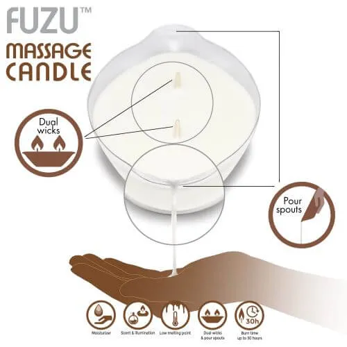 Couples Doctor Love Fuzu Massage Candle Warm Vanilla Sugar 4 Oz