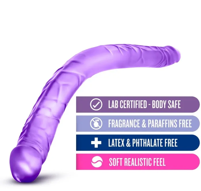 Dildos Blush B Yours By Blush Purple 16Inch Long Dildo
