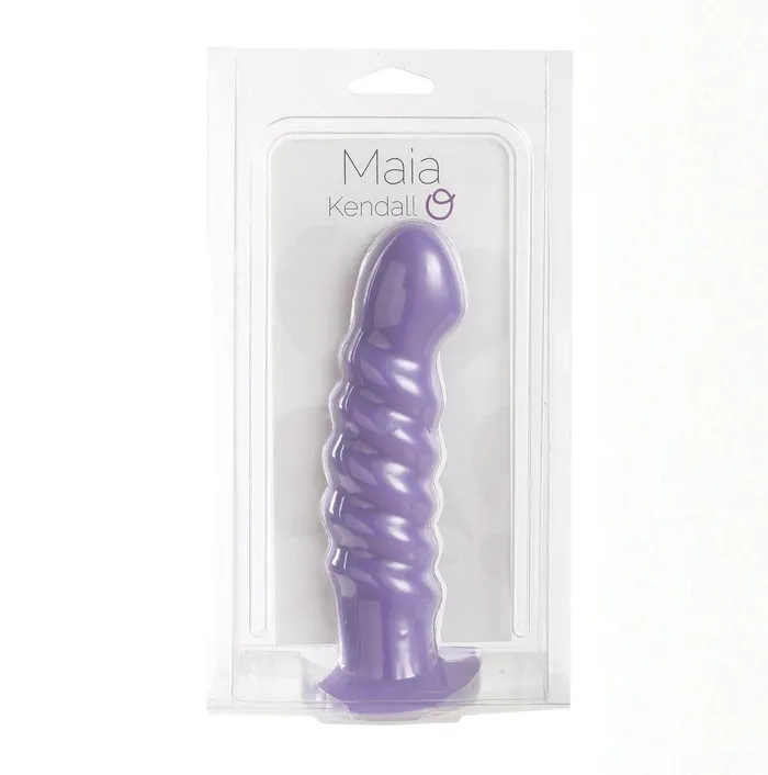 Dildos Maia Toys Kendall Silicone Dong Swirled Satin Finish 78 Inches Maia Toys