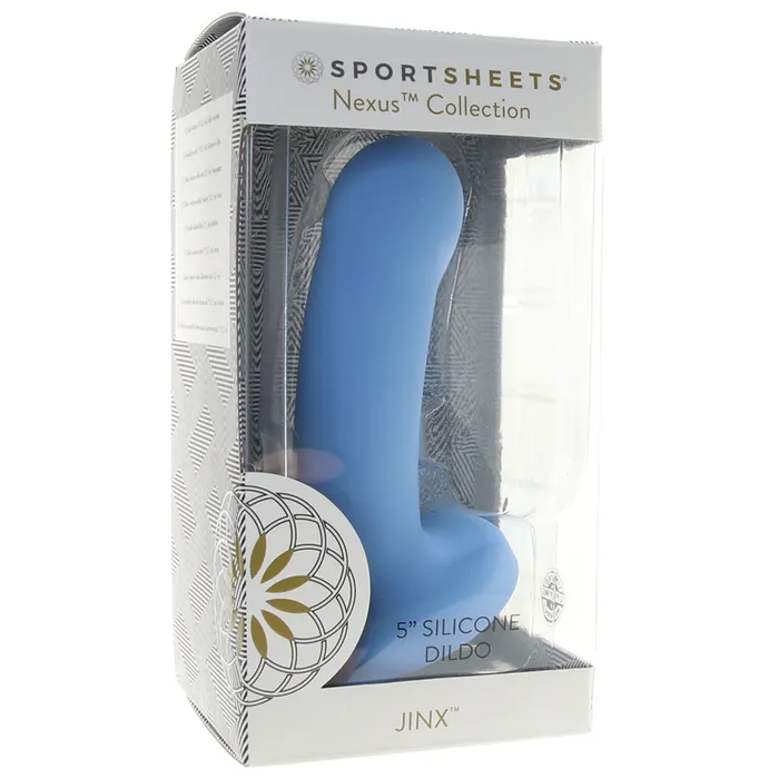 Dildos Sportsheets Jinx 5 Inch Silicone Dildo in Periwinkle Dildos Sportsheets Jinx 5 Inch Silicone Dildo in Periwinkle