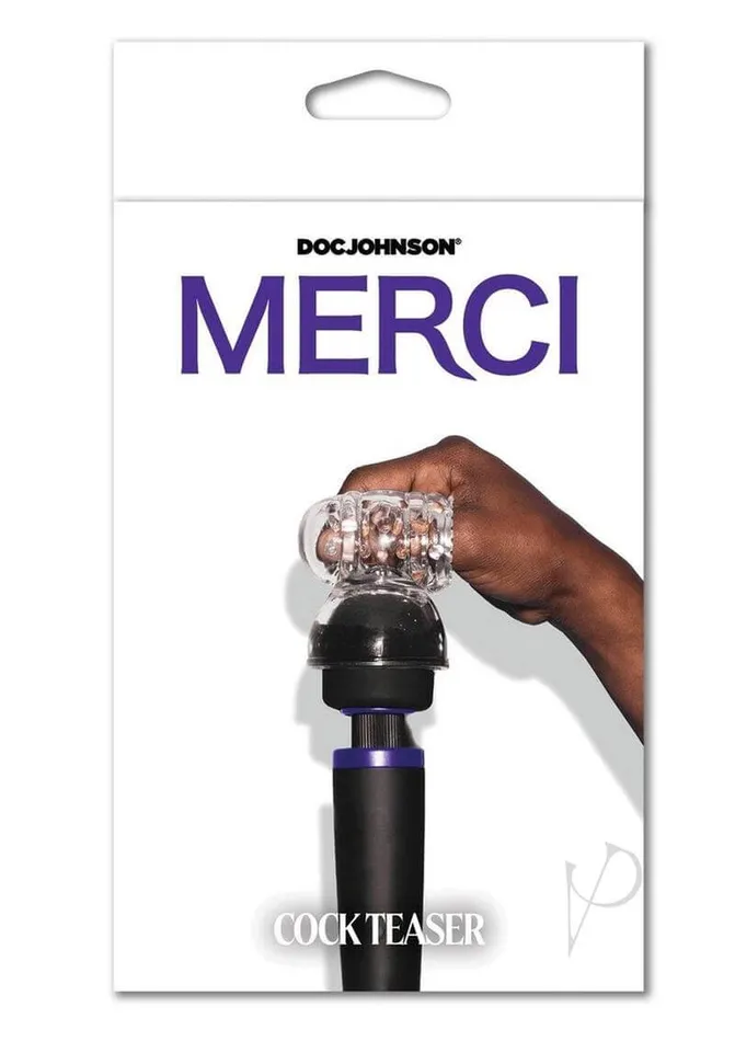 Doc Johnson Enterprises Female Sex Toys Merci Cock Teaser Wand Attachment Enhance Your Pleasure