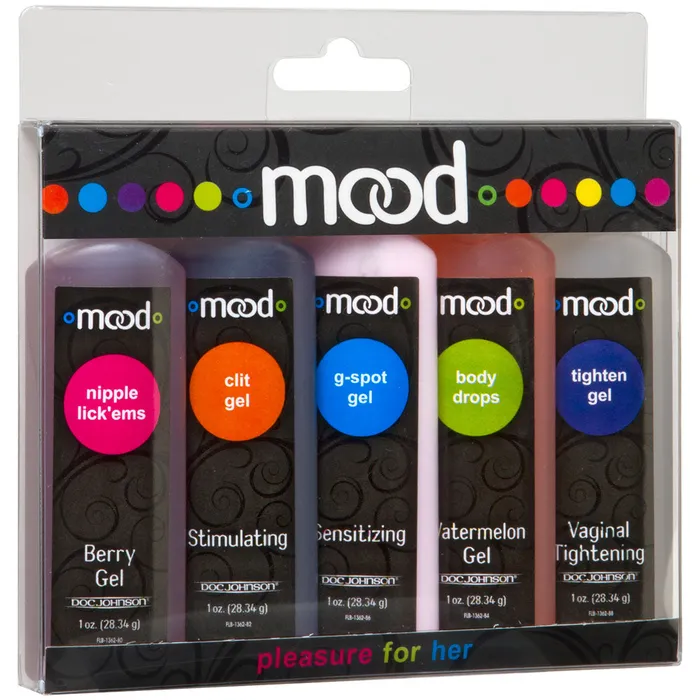 Doc Johnson Female Sex Toys Mood Pleasure for Her 1oz2834ml in 5 Pack Doc Johnson Female Sex Toys Mood Pleasure for Her 1oz2834ml in 5 Pack