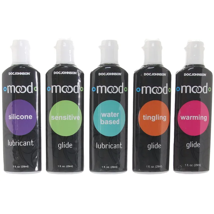 Doc Johnson Sexual Health Wellbeing Mood Lubricant Sampler Assorted 5 Pack