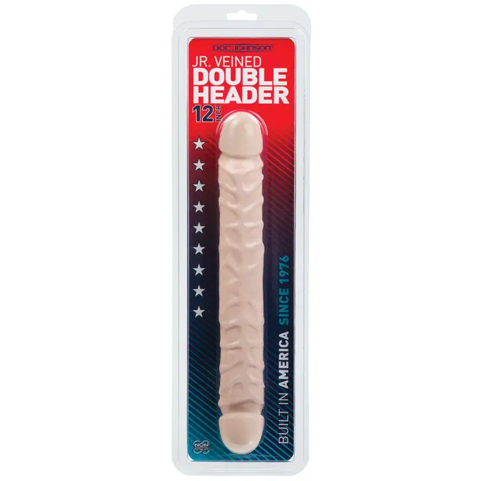 Double Header Jr VeinedFlesh 12 DOC JOHNSON Dildos