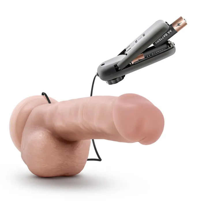 Dr Skin By Blush Dr Jay Realistic Vanilla 875Inch Long Remote Control Vibrating Dildo With Suction Cup Base Blush Female Sex Toys
