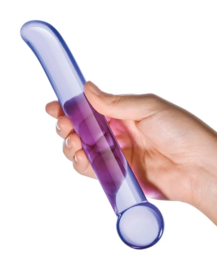 Electric Eel Glas Purple GSpot Tickler Glass Dildo Artistically Crafted for Sensual Pleasure Electric Hustler Lingerie Dildos