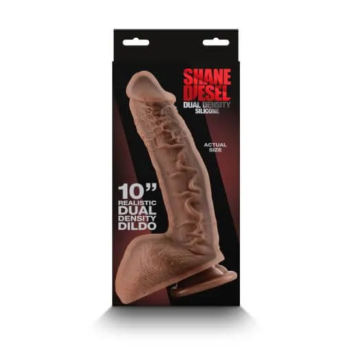 Experience Legendary Pleasure with Shane Diesel Dual Density Dildo 10 inches NS Novelties Dildos Experience Legendary Pleasure with Shane Diesel Dual Density Dildo 10 inches NS Novelties Dildos