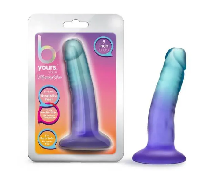 Female Sex Toys B Yours Morning Dew 5 Dildo Indigo Realistic Design with Suction Cup Blush Novelties Female Sex Toys B Yours Morning Dew 5 Dildo Indigo Realistic Design with Suction Cup Blush Novelties