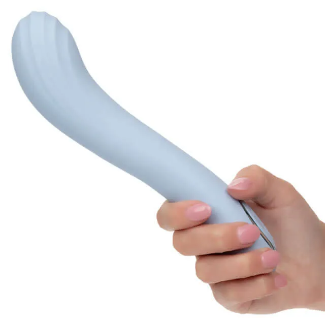 Female Sex Toys California Exotic Novelties Azure Collection Contoured G 12Function Vibrator Textured Tip