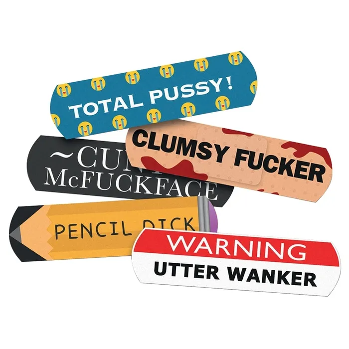 Female Sex Toys HOTT PRODUCTS Add Insult to Injury Bandaids Display of 12