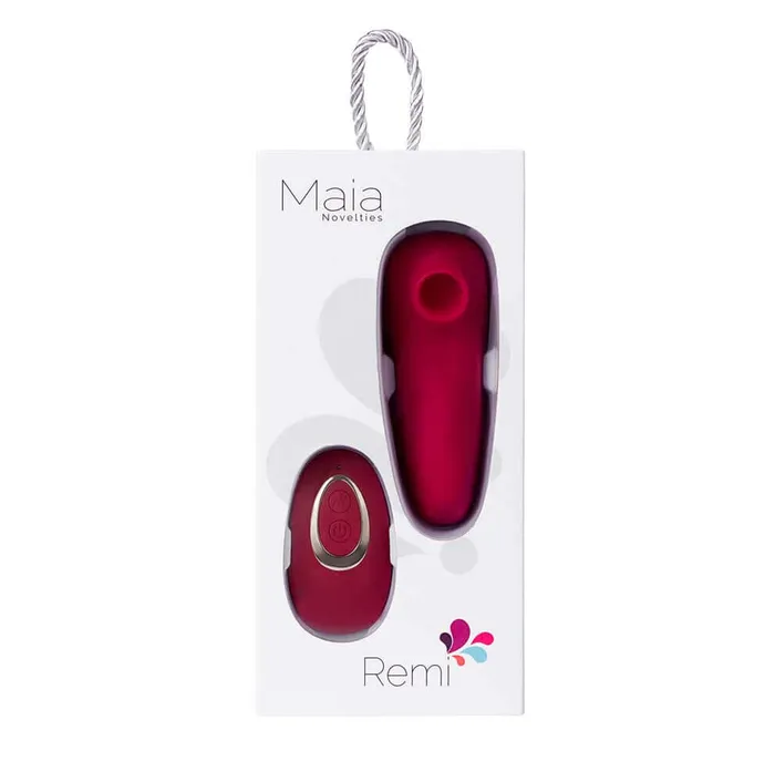 Female Sex Toys Remi 15 Function Rechargeable Remote Control Suction Panty Vibe Maia Toys Female Sex Toys Remi 15 Function Rechargeable Remote Control Suction Panty Vibe Maia Toys