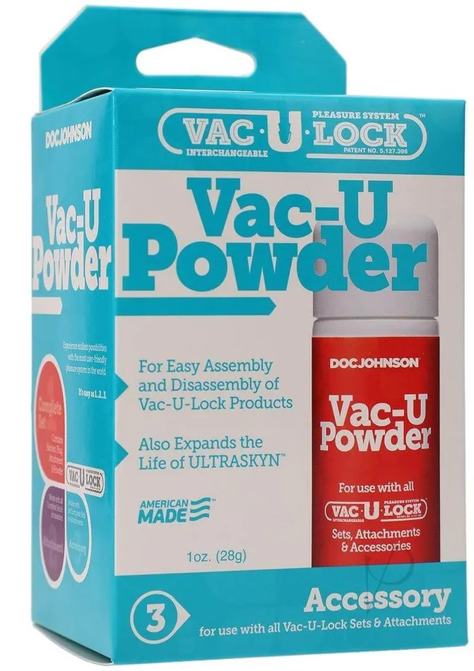 Female Sex Toys VacULock Powder for Smooth Attachment Experience Doc Johnson Enterprises Female Sex Toys VacULock Powder for Smooth Attachment Experience Doc Johnson Enterprises