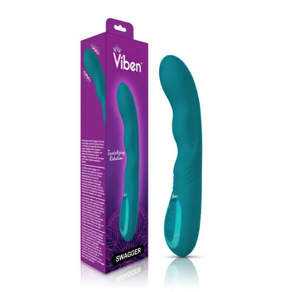 Female Sex Toys Viben Swagger Ocean Wriggling GSpot Vibrator Dual Motors 10 Functions 3 Rotation Speeds Female Sex Toys Viben Swagger Ocean Wriggling GSpot Vibrator Dual Motors 10 Functions 3 Rotation Speeds
