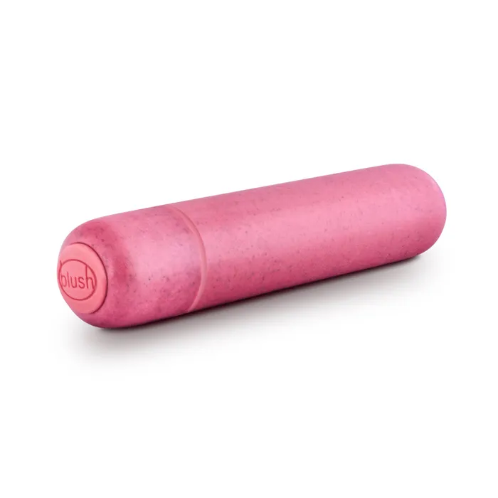 Gaia By Blush Eco Bullet PlantBased 4 Smooth Waterproof Bullet Vibrator in Pink Made from Sustainable BioFeel Blush Vibrators