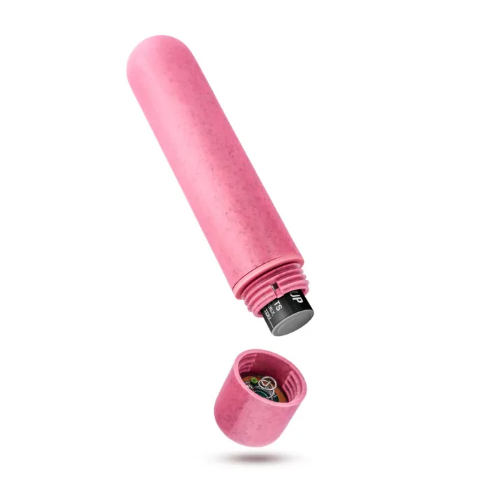 Gaia By Blush Eco Bullet PlantBased 4 Smooth Waterproof Bullet Vibrator in Pink Made from Sustainable BioFeel Blush Vibrators