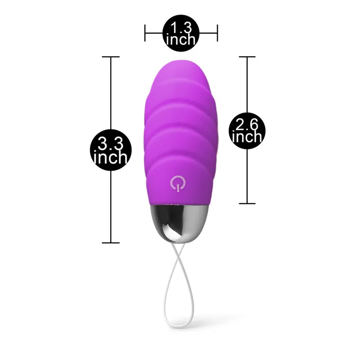 GHETTOFF Female Sex Toys 10 Speed Rechargeable Remote Control Vibrator GHETTOFF Female Sex Toys 10 Speed Rechargeable Remote Control Vibrator