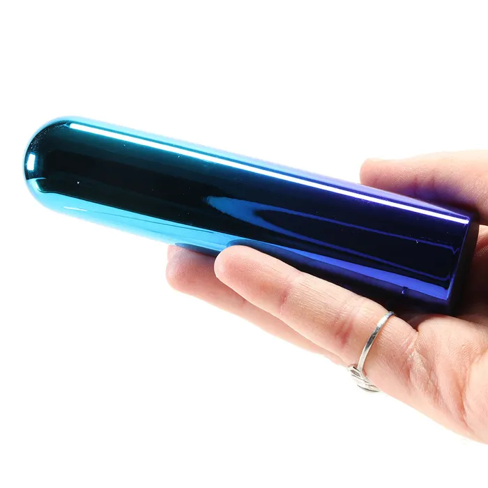 Glam Fierce Power Rechargeable Vibe in Blue CalExotics Vibrators Glam Fierce Power Rechargeable Vibe in Blue CalExotics Vibrators