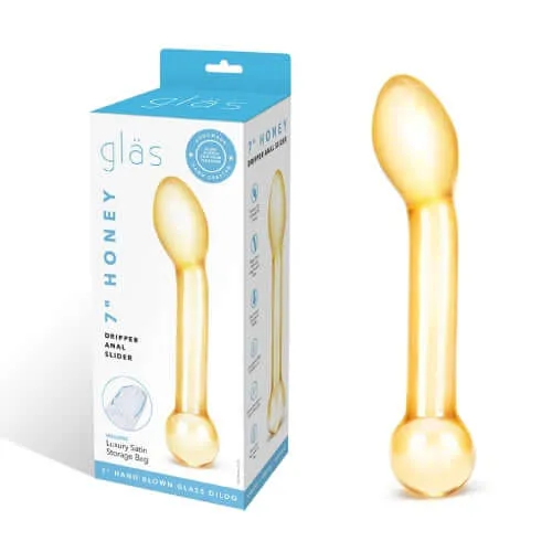 Glas 7Inch Honey Dripper Anal Slider Dildo Versatile Pleasure for Anal and GSpot Stimulation Electric Hustler Lingerie Anal Glas 7Inch Honey Dripper Anal Slider Dildo Versatile Pleasure for Anal and GSpot Stimulation Electric Hustler Lingerie Anal