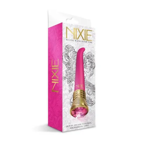 Global Novelties Vibrators Nixie Jewel Satin G Vibe Pink Tourmaline