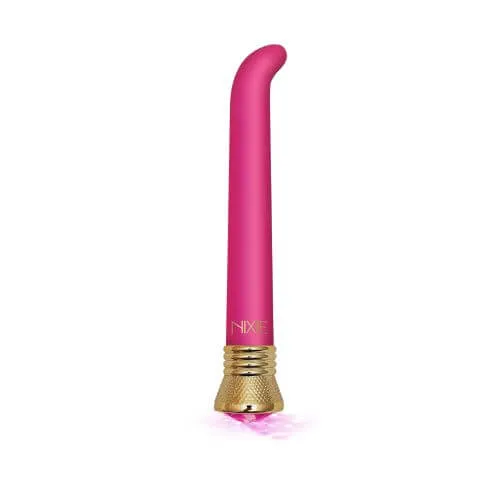 Global Novelties Vibrators Nixie Jewel Satin G Vibe Pink Tourmaline