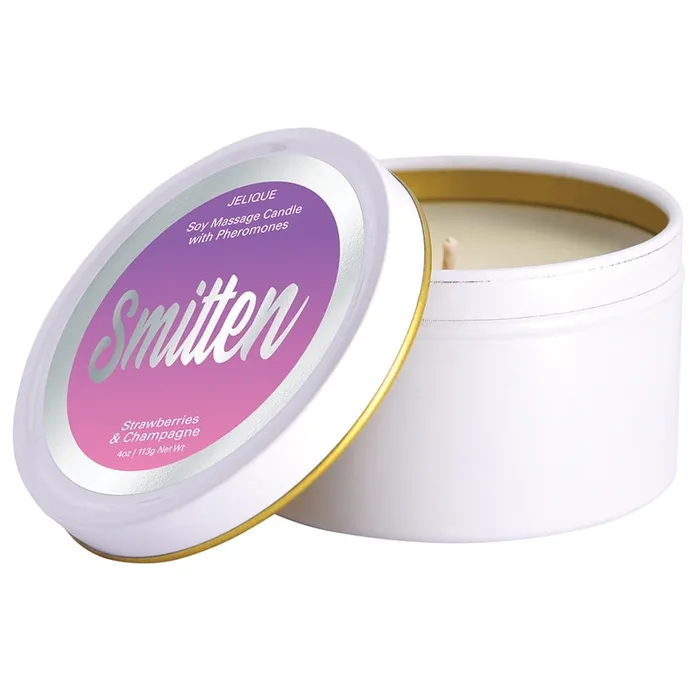 Jelique Massage Candle Smitten Strawberry Champagne 4oz JELIQUE Couples