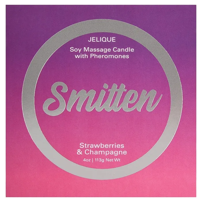Jelique Massage Candle Smitten Strawberry Champagne 4oz JELIQUE Couples