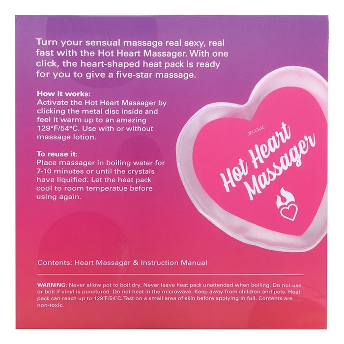Jelique Vibrators Hot Heart MassagerPink Jelique Vibrators Hot Heart MassagerPink