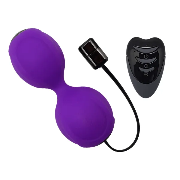 LavaJoy Vibrating Remote Controlled Duo Kegel Balls LavaJoy Female Sex Toys