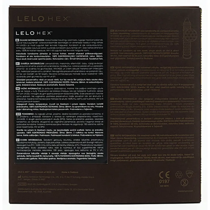 LELO Hex Respect 36 Pack Enhancers