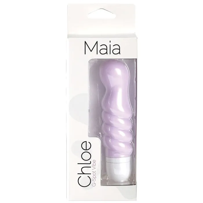 MAIA TOYS Vibrators Maia Chloe Twisty Silicone GSpot VibeLavender 5