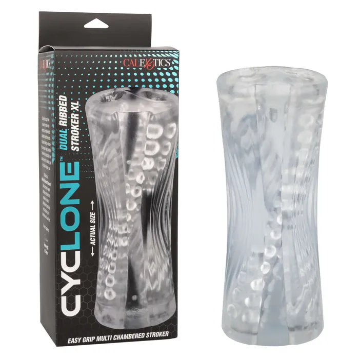 Male Sex Toys California Exotic Novelties Cyclone Dual Ribbed Stroker XL Intense Solo Play with HeavyDuty Stimulation Male Sex Toys California Exotic Novelties Cyclone Dual Ribbed Stroker XL Intense Solo Play with HeavyDuty Stimulation