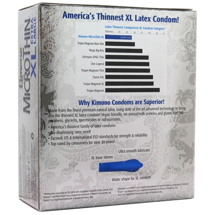 Male Sex Toys Kimono MicroThin XL Condoms in 36 Pack Kimono Male Sex Toys Kimono MicroThin XL Condoms in 36 Pack Kimono