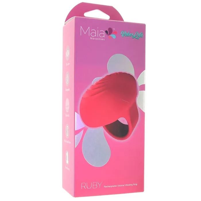 Male Sex Toys Maia Ruby Silicone Ring Vibe Male Sex Toys Maia Ruby Silicone Ring Vibe
