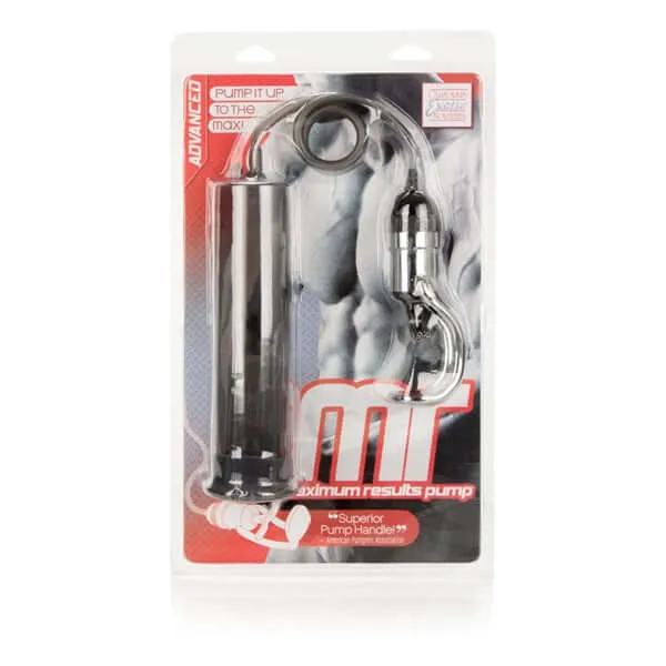 Max Results Pump Superior Suction Enhancement with Master Grip Handle California Exotic Novelties Male Sex Toys