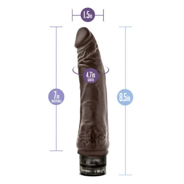 Mr Skin is becoming Dr Skin Vibe 7 Chocolate 85 inches Brown Vibrating Dildo Blush Novelties Dildos Mr Skin is becoming Dr Skin Vibe 7 Chocolate 85 inches Brown Vibrating Dildo Blush Novelties Dildos