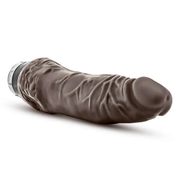 Mr Skin is becoming Dr Skin Vibe 7 Chocolate 85 inches Brown Vibrating Dildo Blush Novelties Dildos