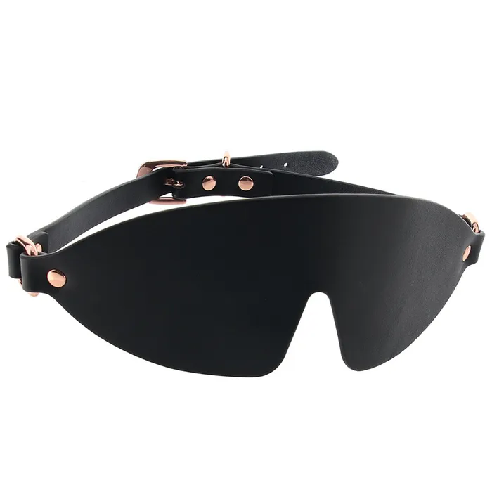 ns novelties Vibrators Bondage Couture Blindfold in Rose Gold