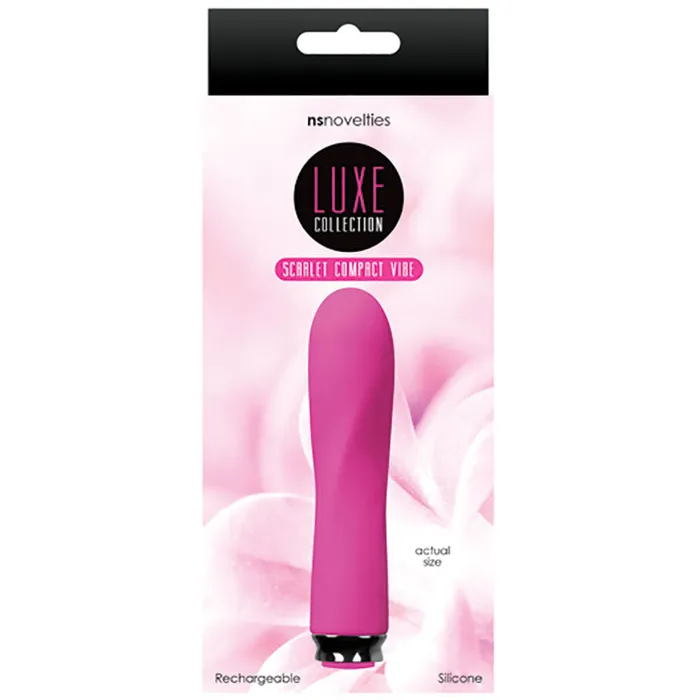 NS NOVELTIES Vibrators Luxe Compact Vibe ScarletPink 4