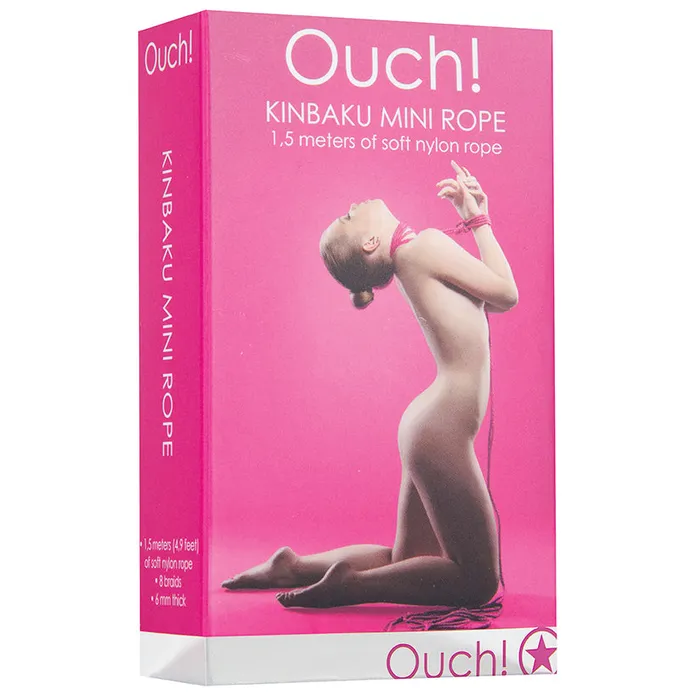 Ouch Kinbaku Mini RopePink SHOTS Vibrators