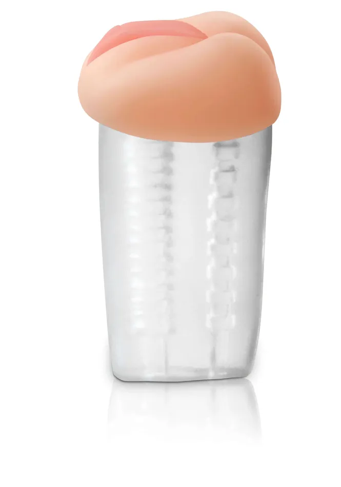 Pipedream Extreme Deluxe SeeThru Stroker Pipedream Products Male Sex Toys