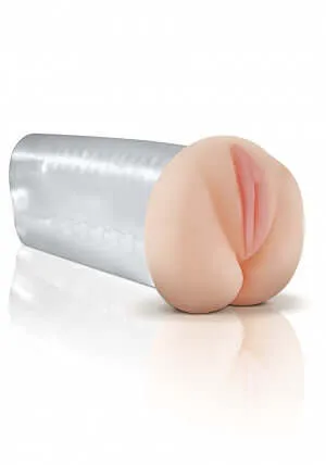 Pipedream Extreme Deluxe SeeThru Stroker Pipedream Products Male Sex Toys