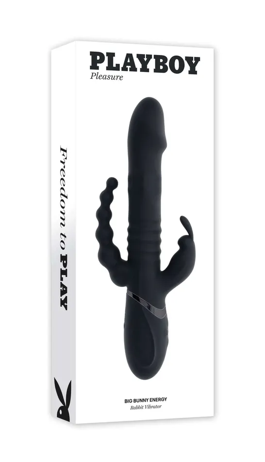 Playboy Big Bunny Energy Rabbit Vibrator Triple Stimulation for Ultimate Pleasure Evolved Novelties Vibrators