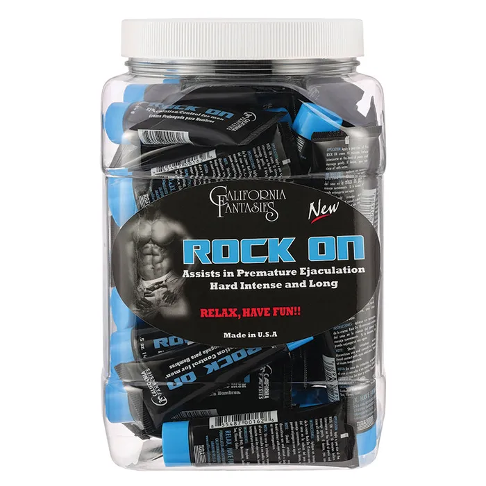 Rock On Ejaculation Control for Men 05oz Tube Bowl of 36 CALIFORNIA FANTASIES Female Sex Toys Rock On Ejaculation Control for Men 05oz Tube Bowl of 36 CALIFORNIA FANTASIES Female Sex Toys