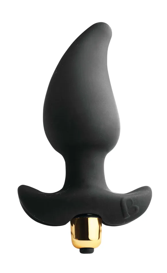 Rocks Off Butt Quiver Black RO80mm 7 Speed Vibrating Butt Plug Rocks Off Anal