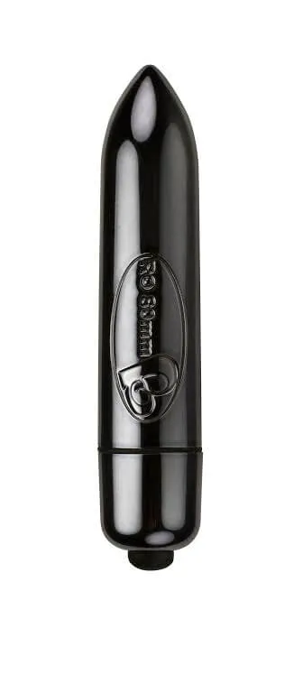 Rocks Off Female Sex Toys 80mm Bullet Vibrator Gun Metal Gray
