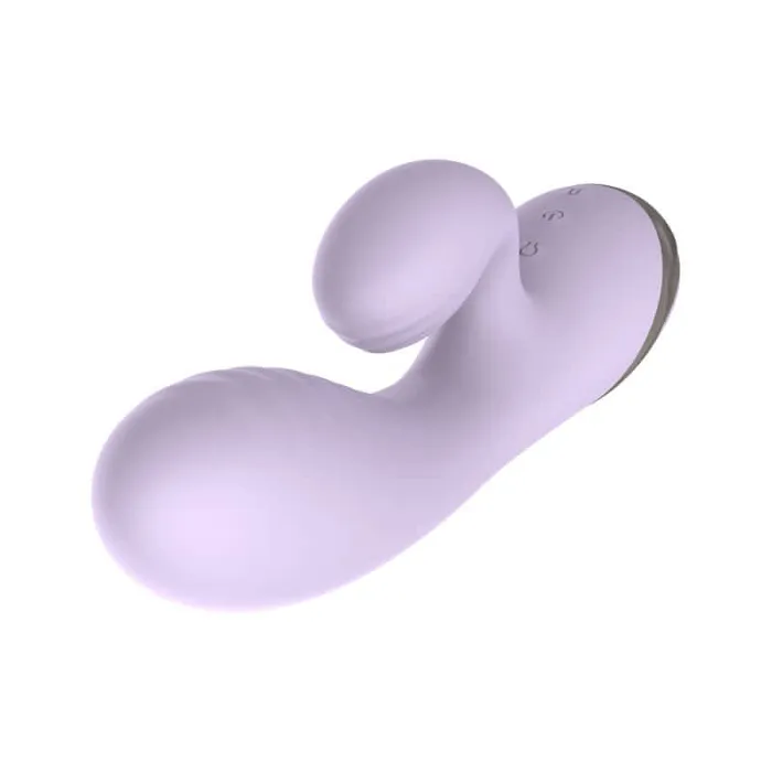 Savage Lingerie Female Sex Toys Envy Inflatable Vibrator Lavender Dual Vibrating Zones Inflatable Head