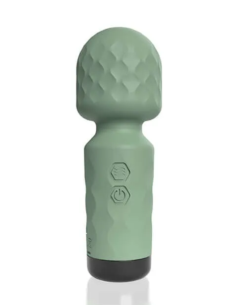Screaming O Female Sex Toys SCREAMING O CUTIES WINNY VIBRATING MINI WAND SAGE GREEN